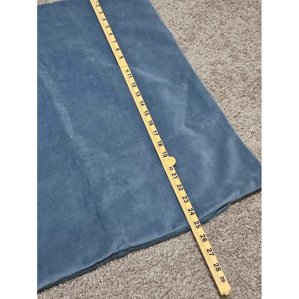 Blue Velvet Single Pillow Cover 25